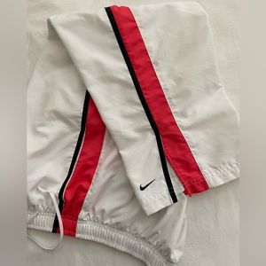 nike retro womens medium 8 - 10 workout capri 2 pockets elastic drawstri…